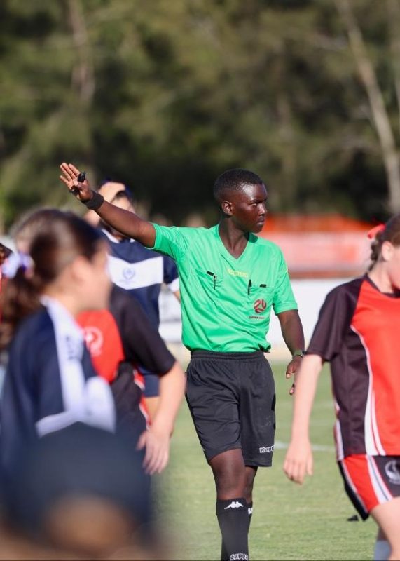 Ezakia's story - becoming a centre referee - Pushing Barriers